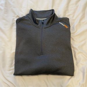 TIMBERLAND PRO Grey Quarter Zip Sweater
